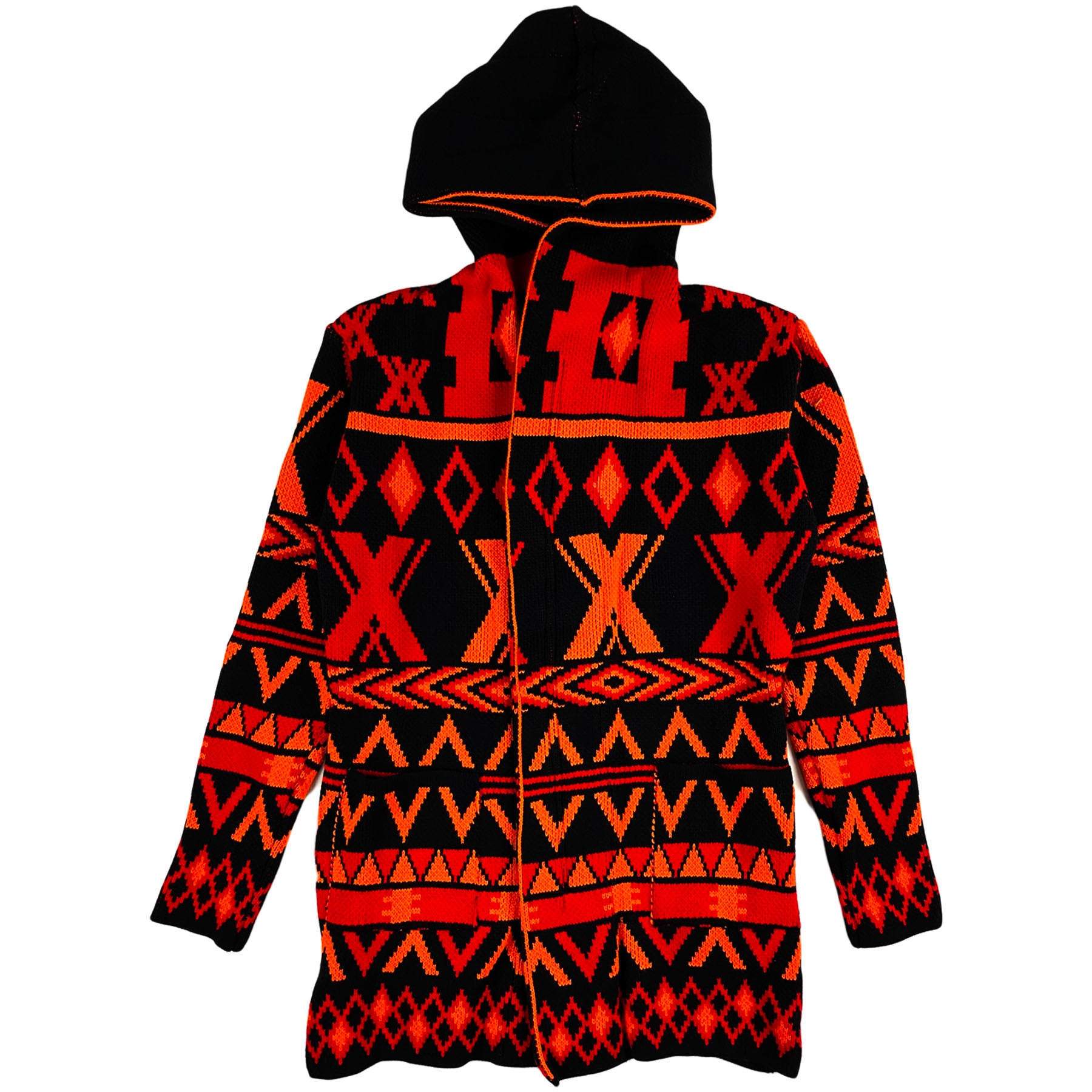 One In A Million - Hoodie LS Cardigan (navy/orange)