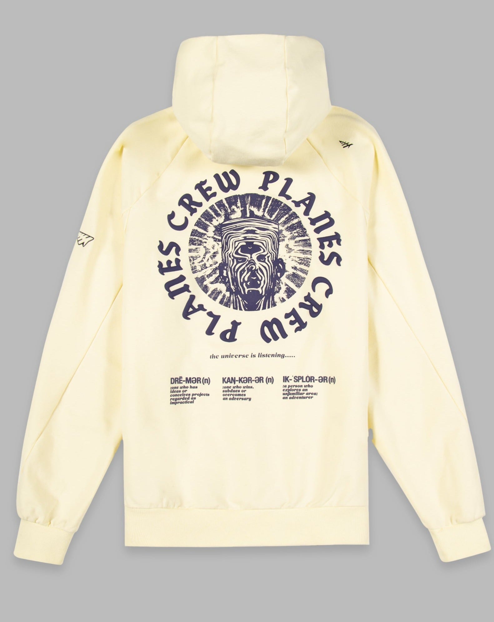 PAPER PLANES - DREAMERS CREW LOVE HOODIE (IVORY)