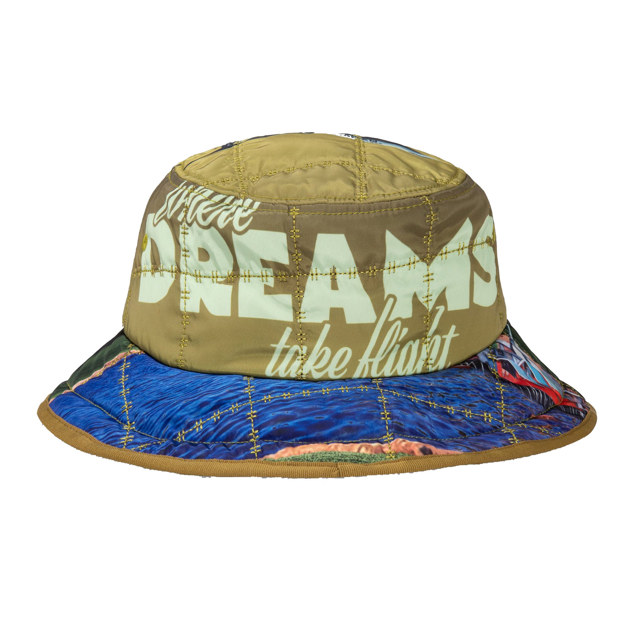 Paper Plane - Aviator Bucket Hat (od green)