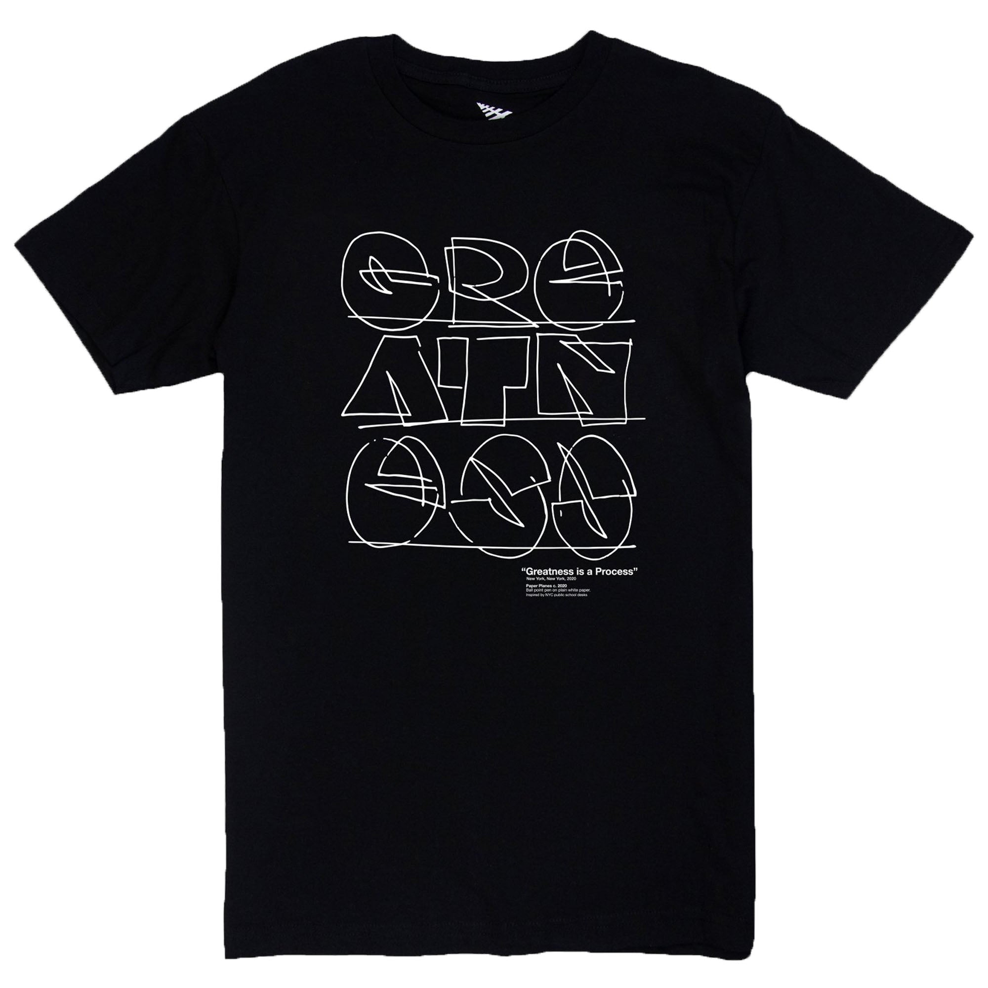 Paper Planes - Be Great Tee (black)
