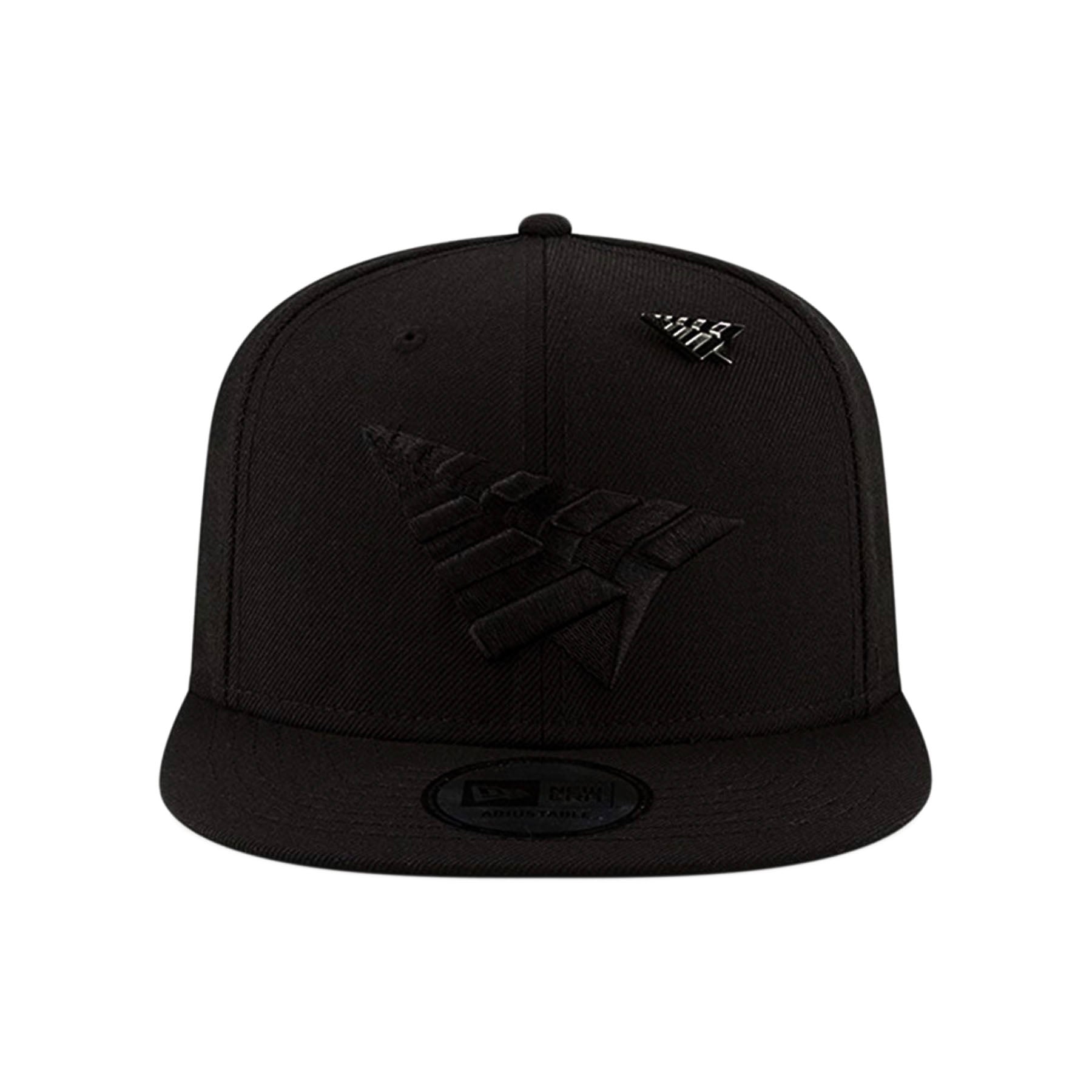 Paper Planes - Black Blackout Crown Old School Snapback