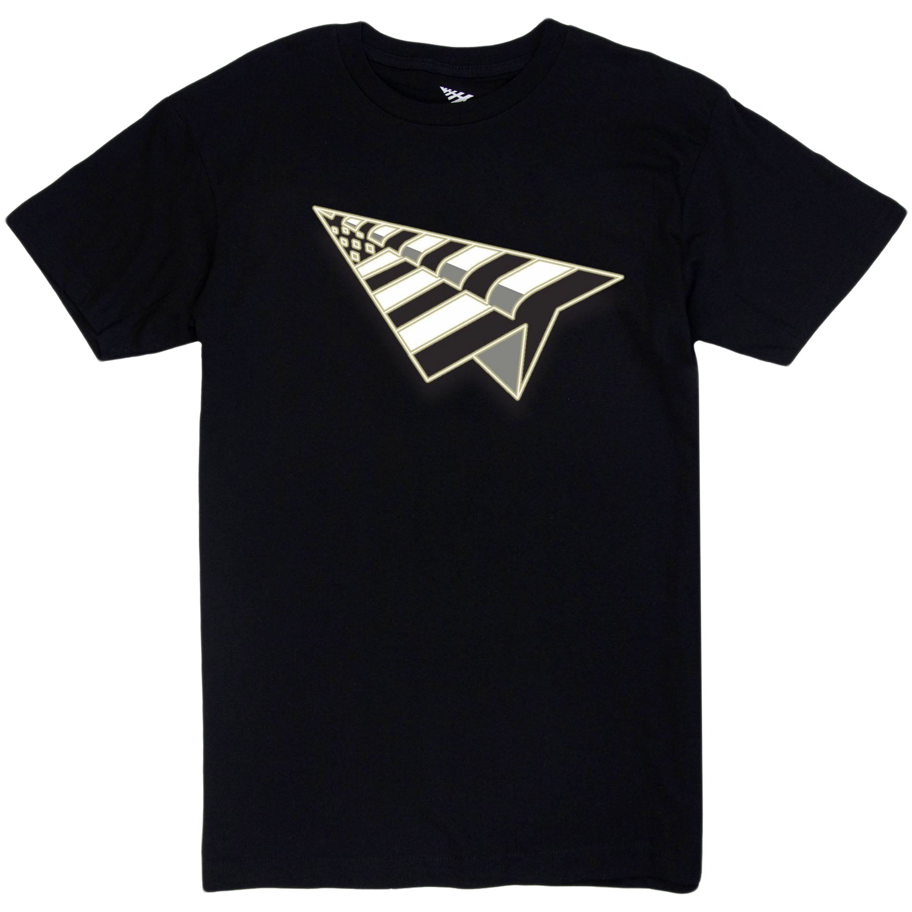 Paper Planes - Flag Tee (black/gold)