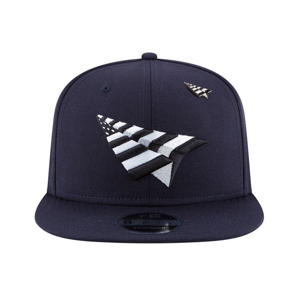 Paper Planes - Navy Boy Crown Old School Snapback