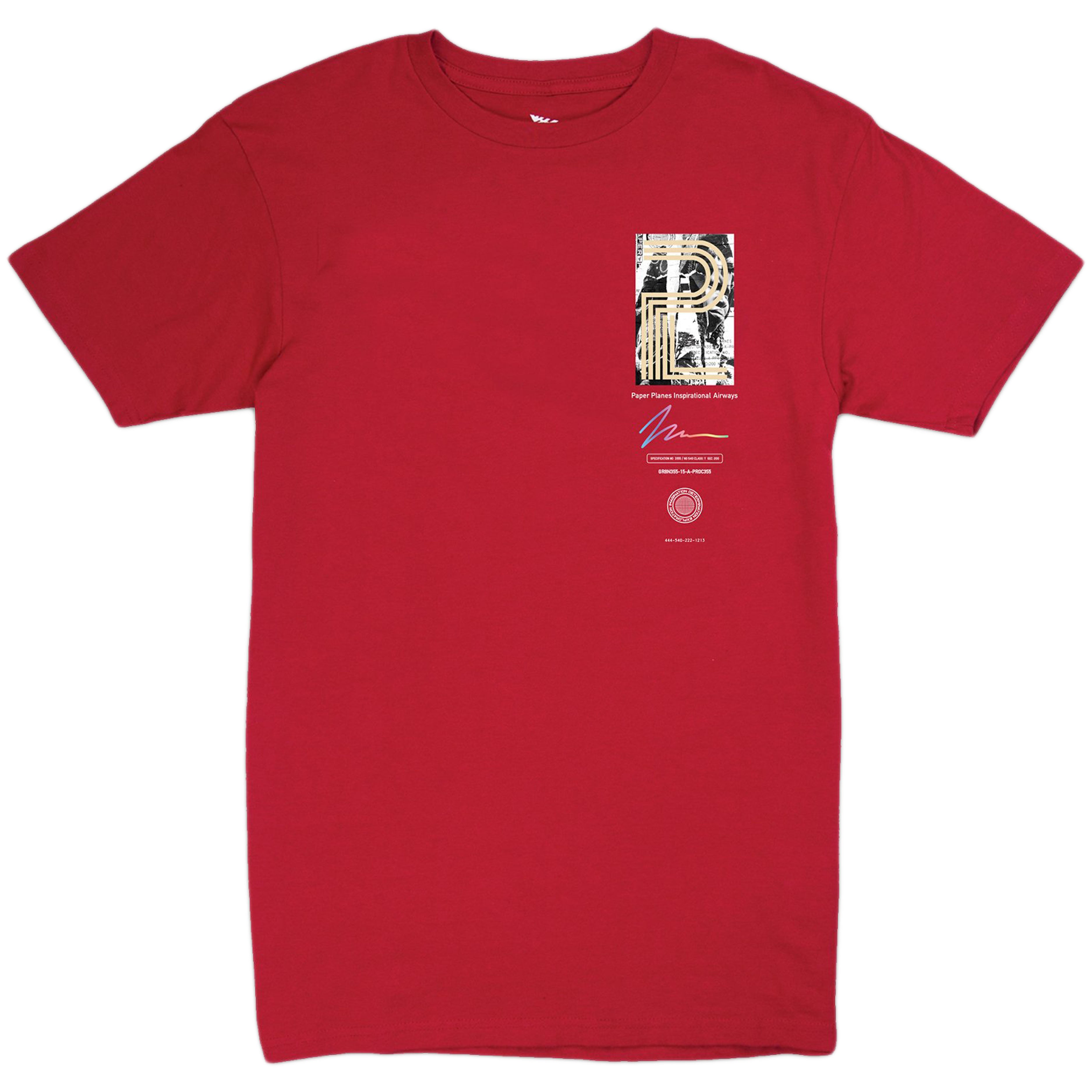 Paper Planes - PLC-BTA Tee (red)