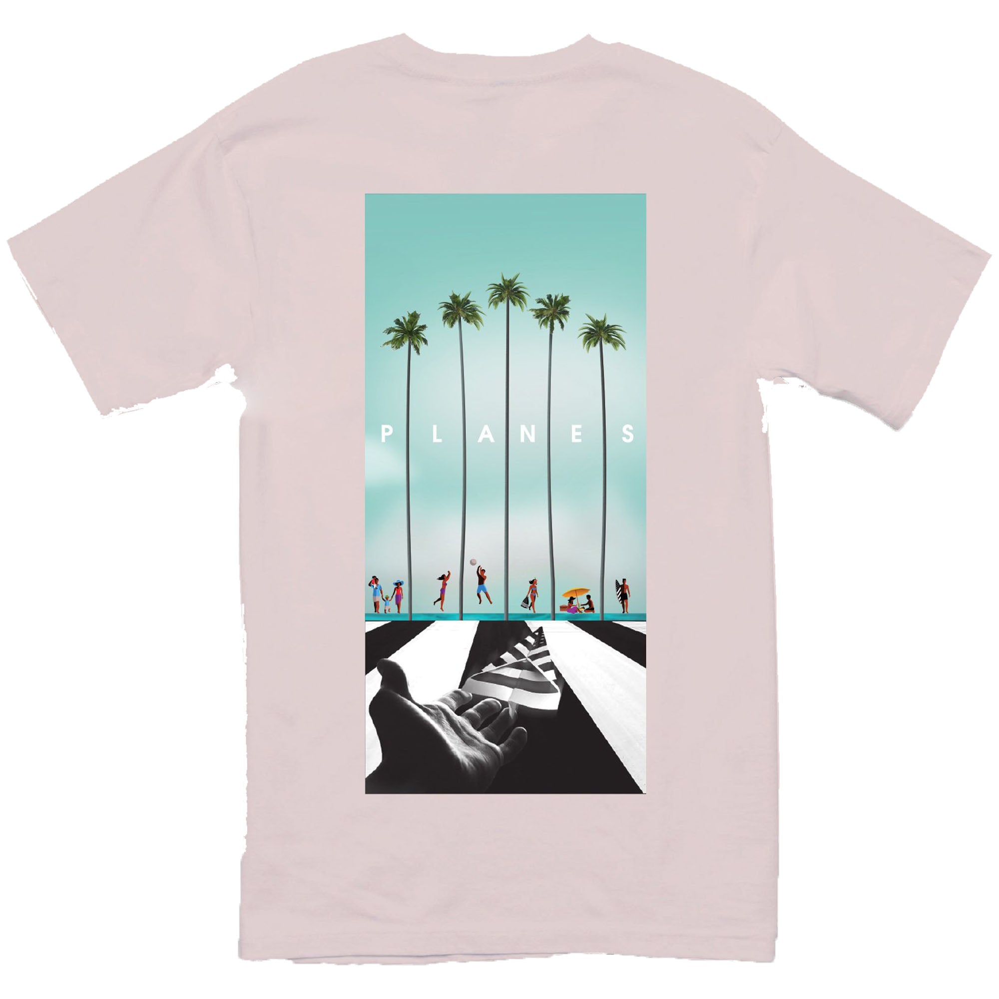Paper Planes - Palm Beach Tee (powder pink)