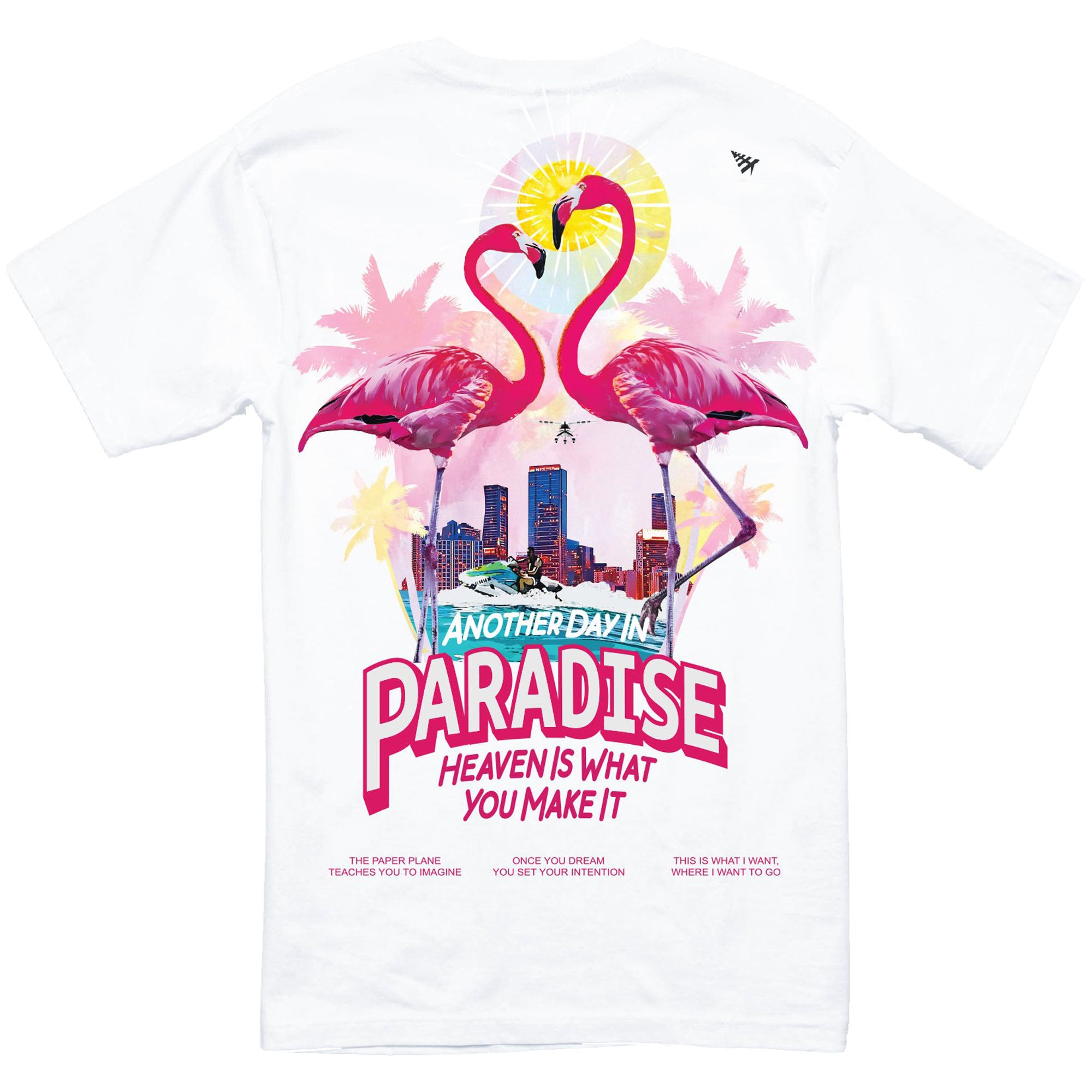 Paper Planes - Pastel Paradise Tee (white)