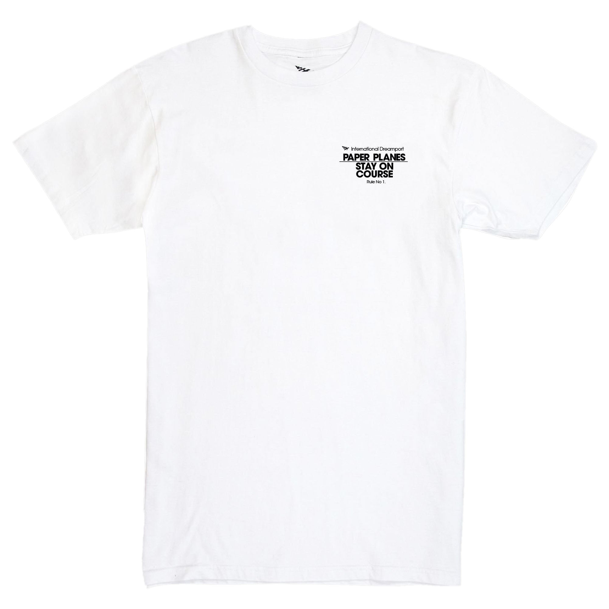 Paper Planes - Stay On Course Tee (white)