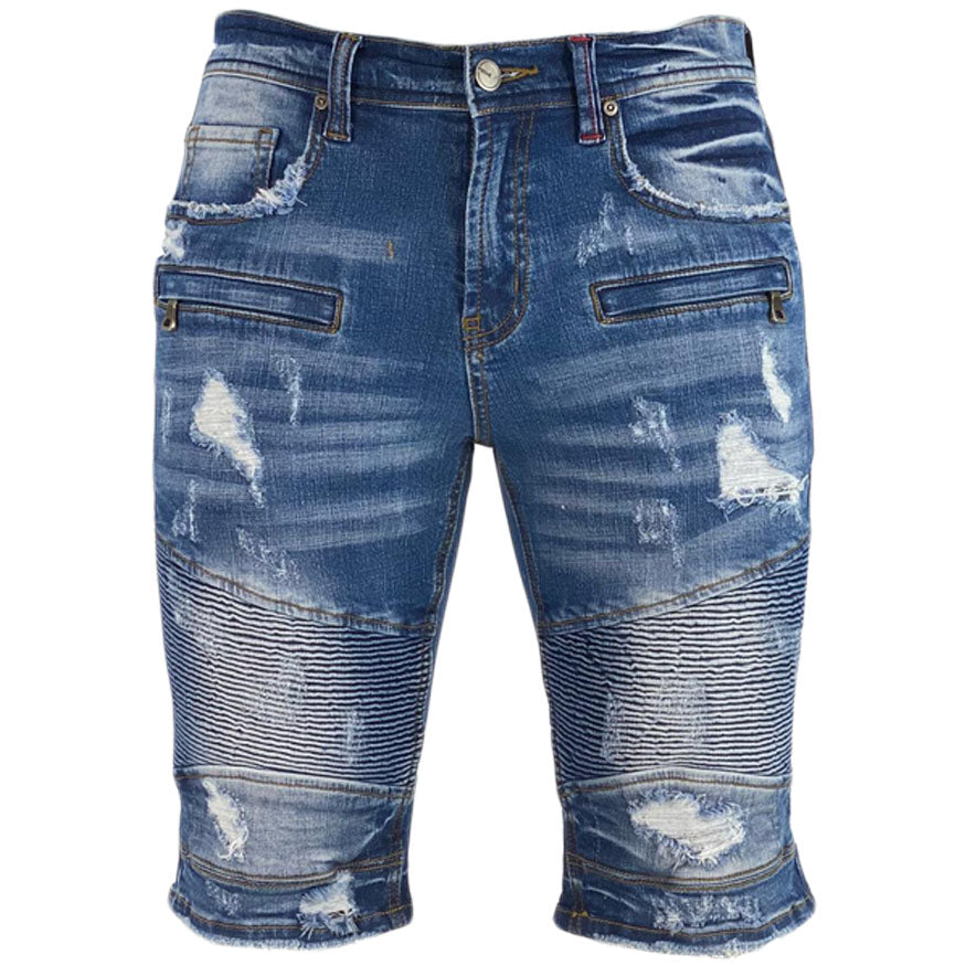 Preme - Eldredge Indigo Motto Denim Jean Short