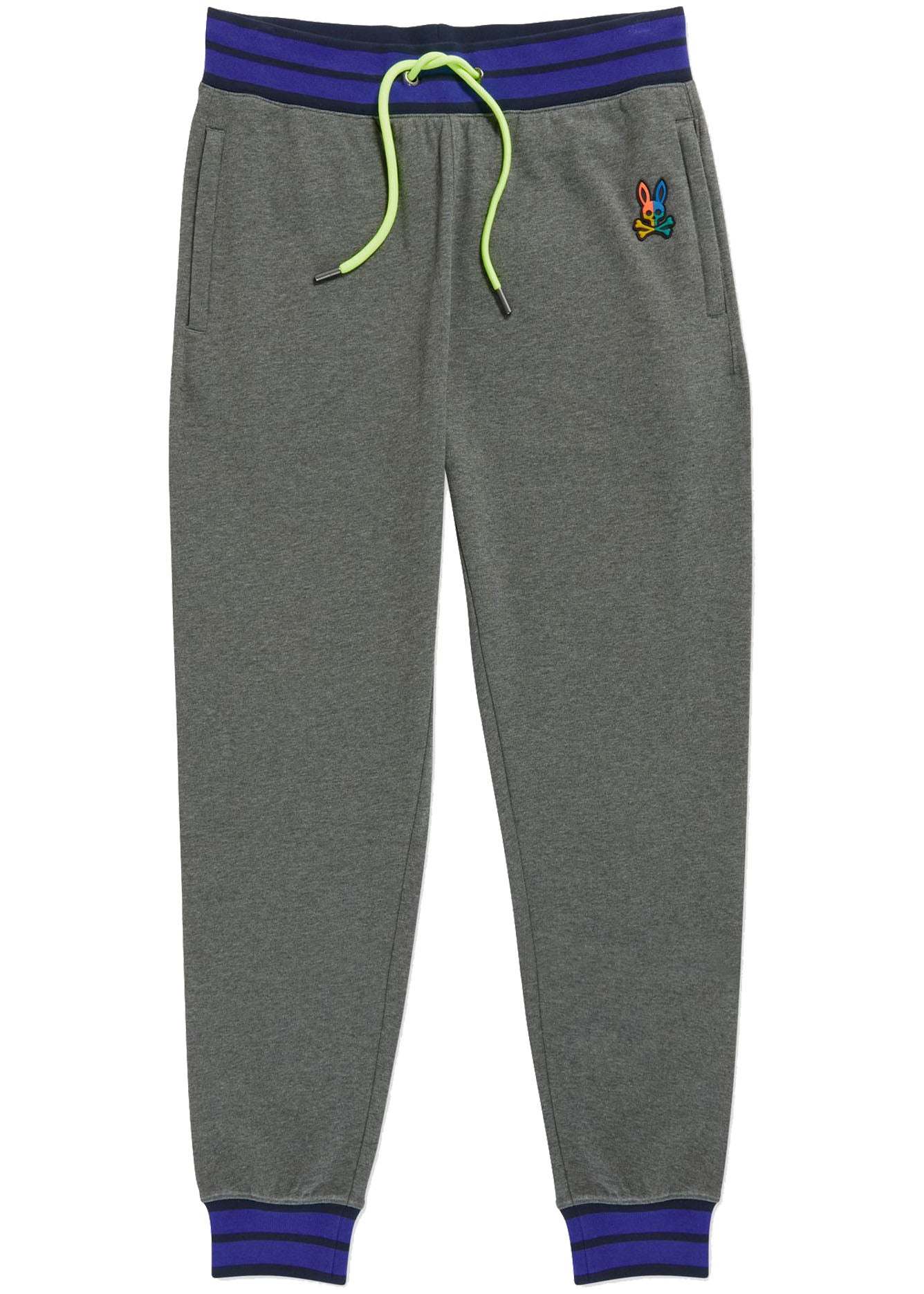 Psycho Bunny - Warwick Color Block Logo Pants (heather storm)