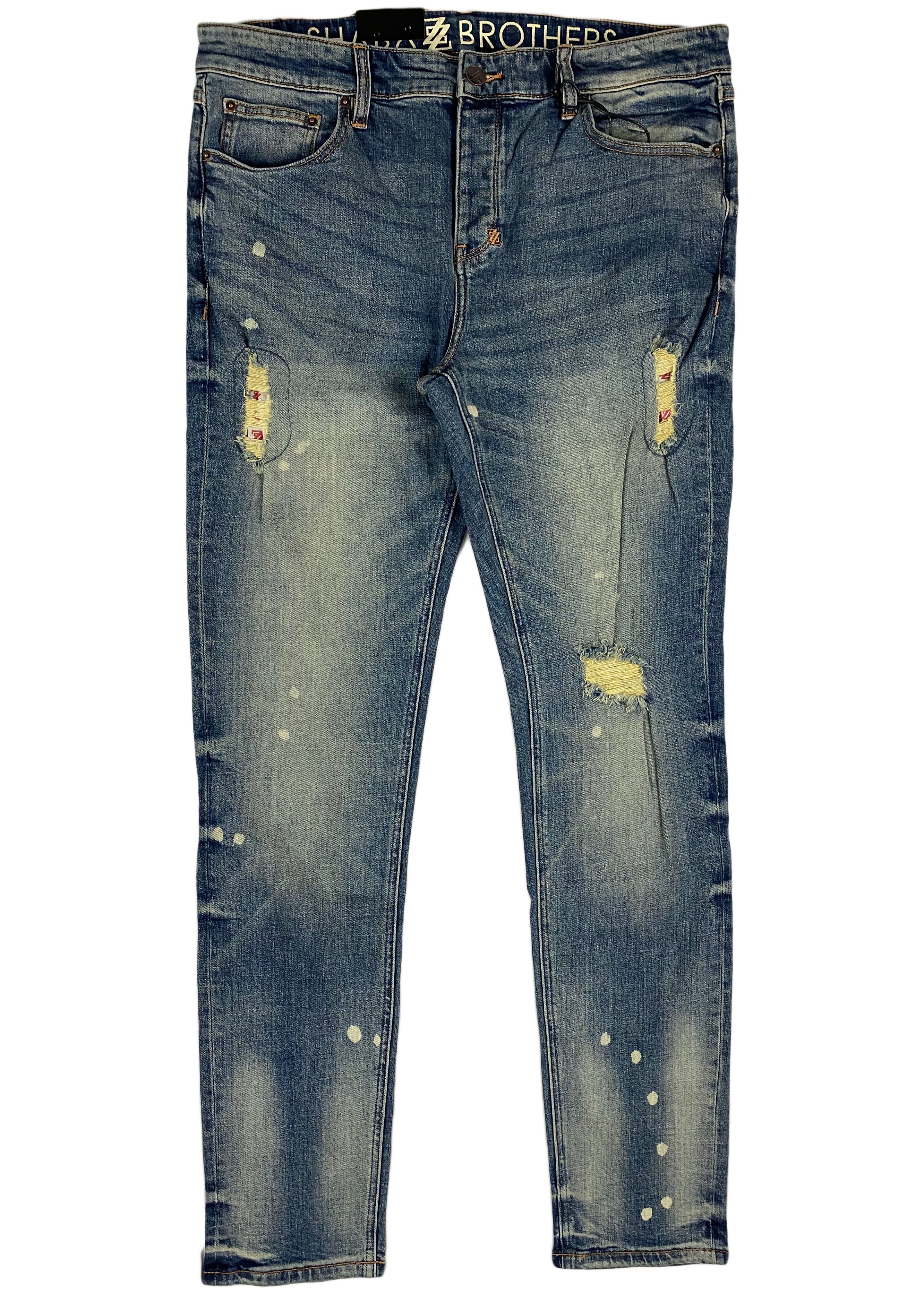 Shabazz Brothers - Santorini Jean (medium wash indigo)