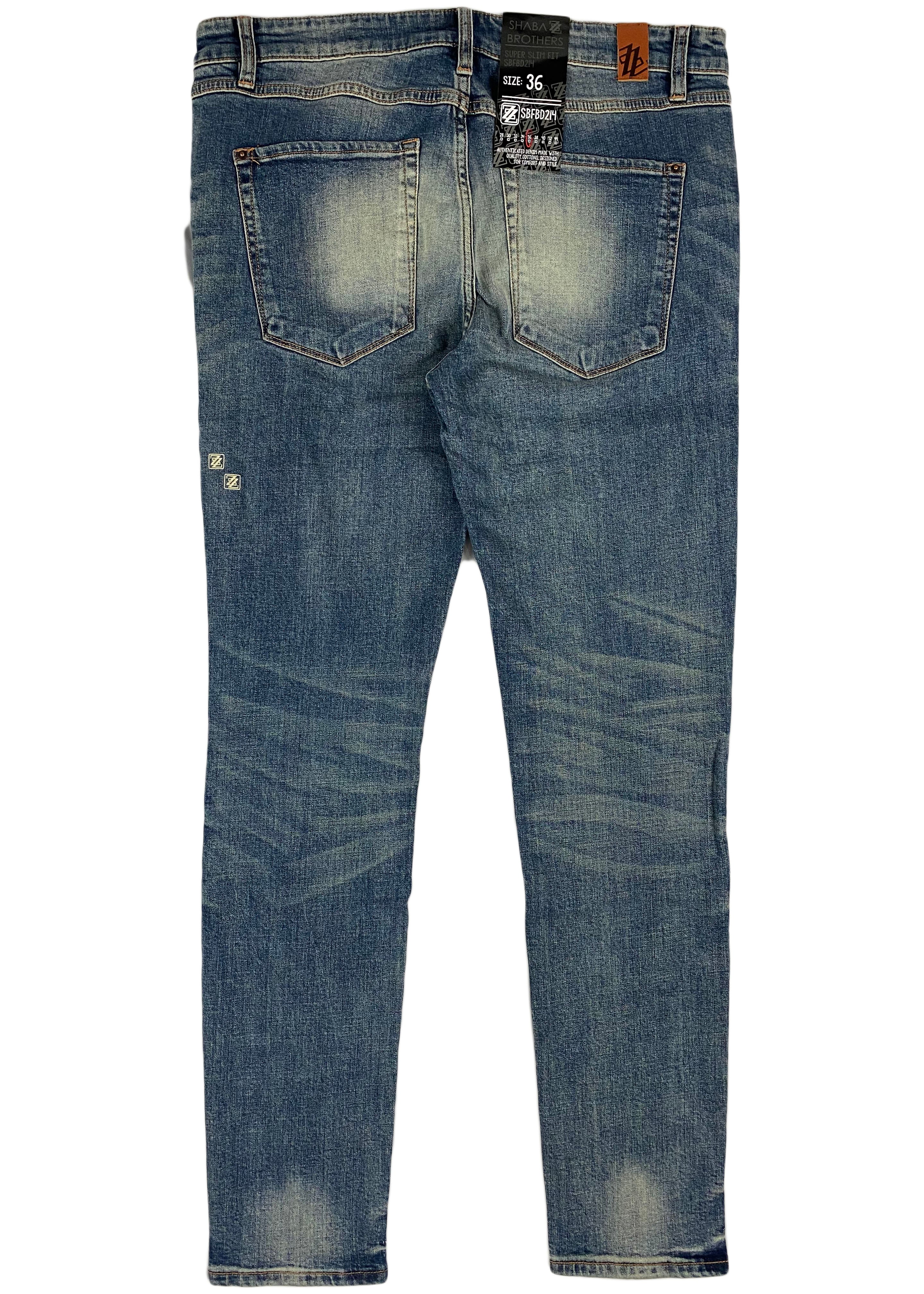 Shabazz Brothers - Santorini Jean (medium wash indigo)