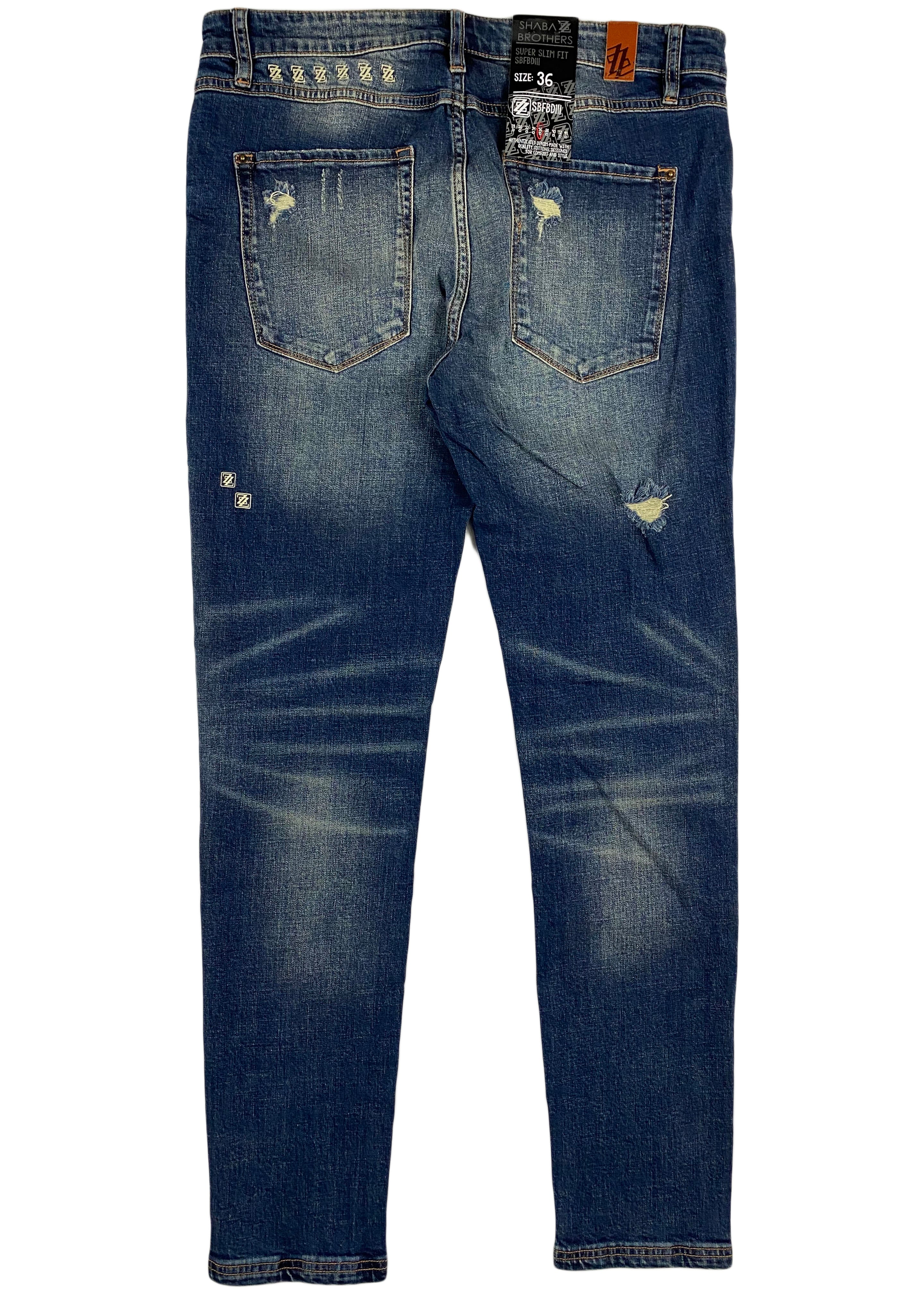 Shabazz Brothers - South Beach Jean (medium indigo washed)