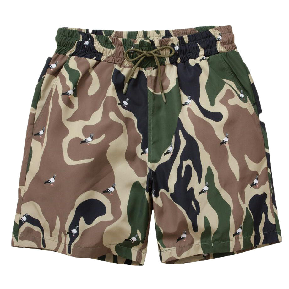 Staple - All Over Pigeon Nylon Shorts (camo)