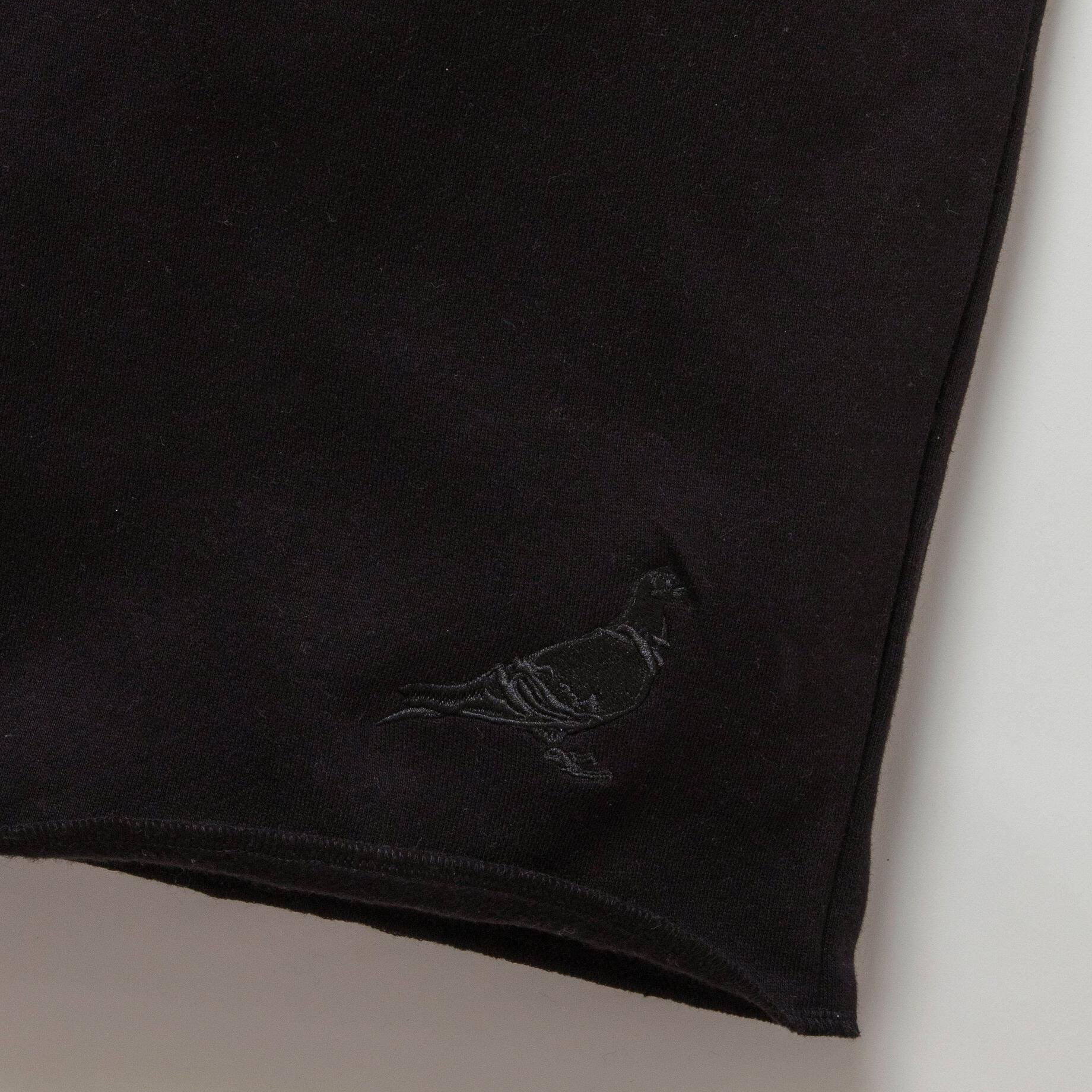 Staple - Garment Wash Pigeon Sweatshort (black)