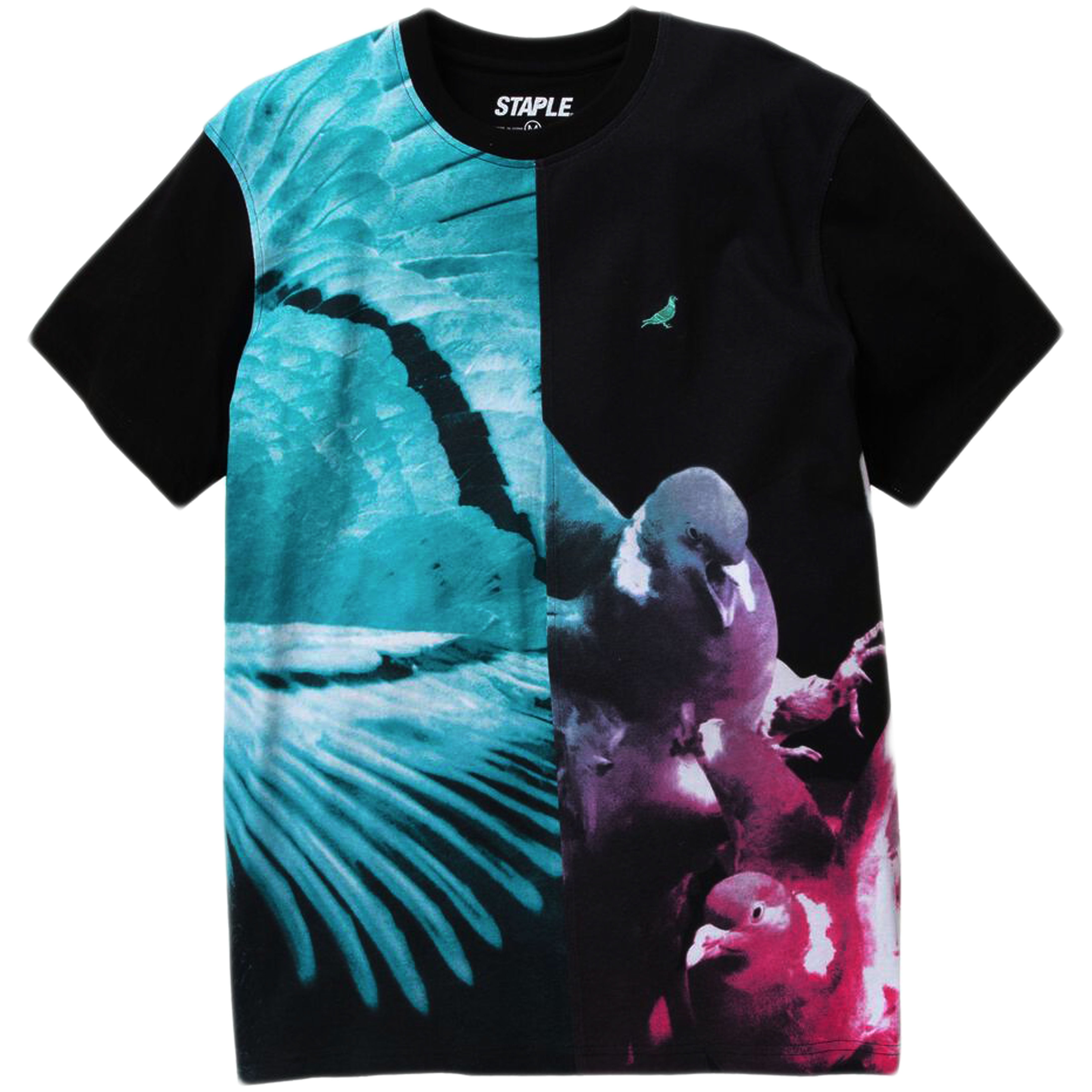 Staple - Split Photo Tee (black)