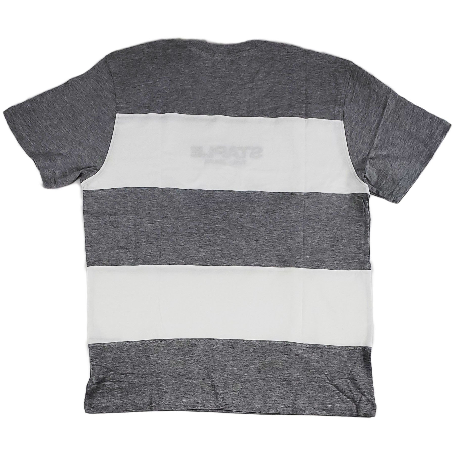 Staple Block Stripe Logo Tee (heather)