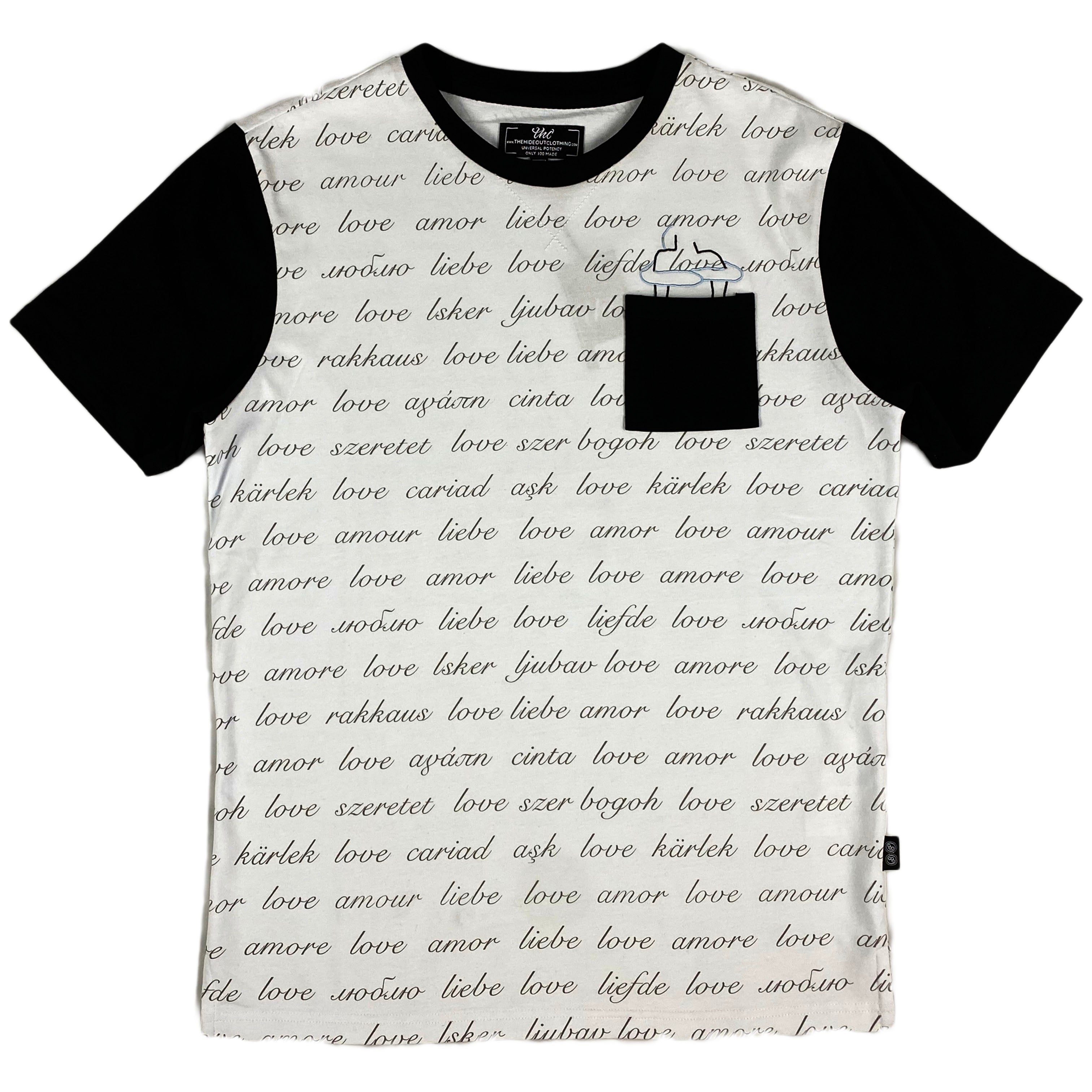 THC (The Hideout Clothing) - Universal Love Pocket Tee (white)