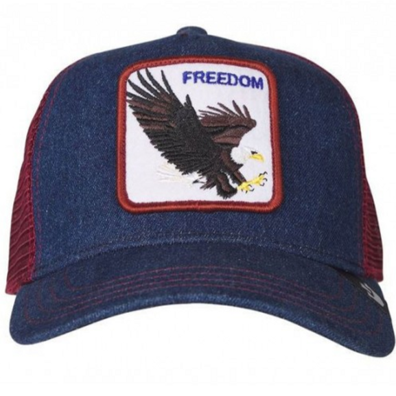 GOORIN BROS. - THE FREEDOM EAGLE - NAVY/BURGUNDY