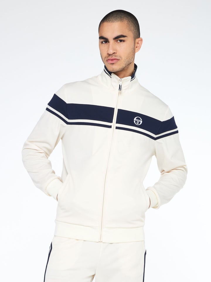 SERGIO TACCHINI - DAMARINDO TRACK SUIT - BUTTER CREAM/MARITIME BLUE