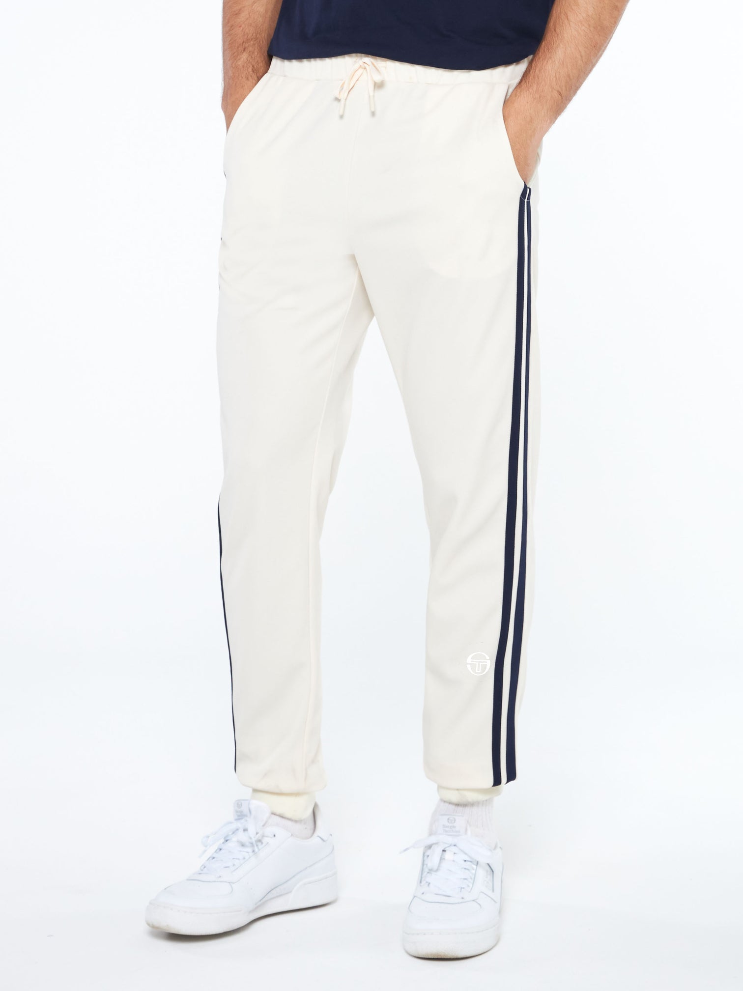 SERGIO TACCHINI - DAMARINDO TRACK SUIT - BUTTER CREAM/MARITIME BLUE