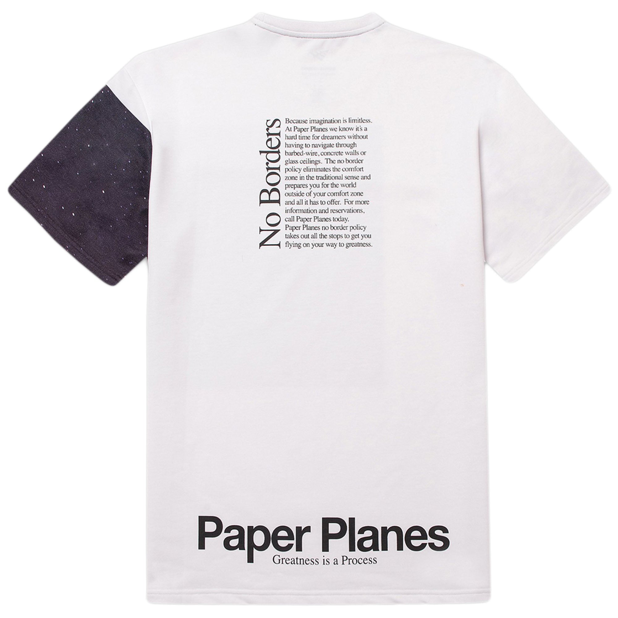 Paper Planes - Universe Awaits French Terry Tee (white)