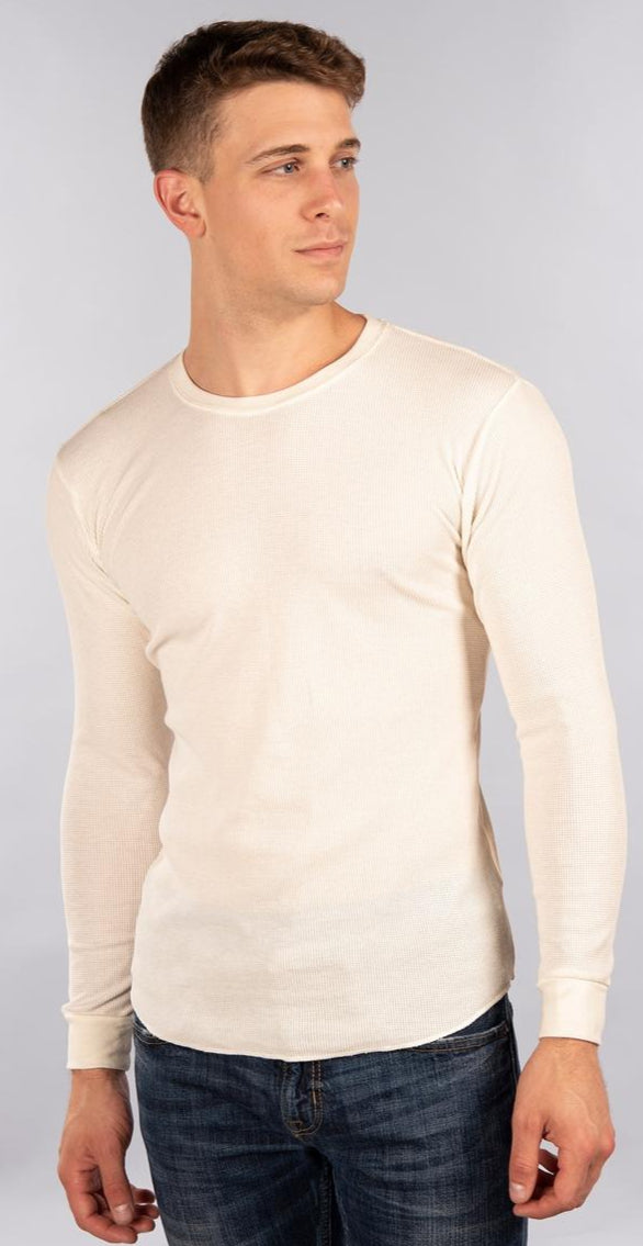 CITY LAB - FITTED THERMAL SHIRT - CREAM