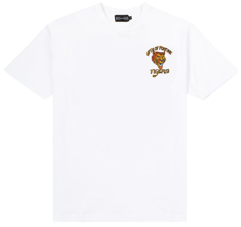 GIFTS OF FORTUNE -  Fight Tiger T-shirt - WHITE
