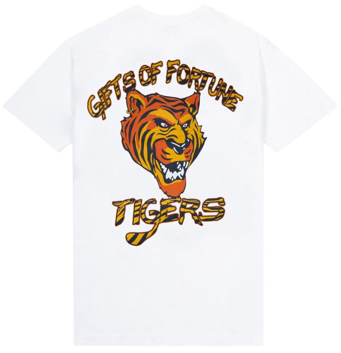 GIFTS OF FORTUNE -  Fight Tiger T-shirt - WHITE