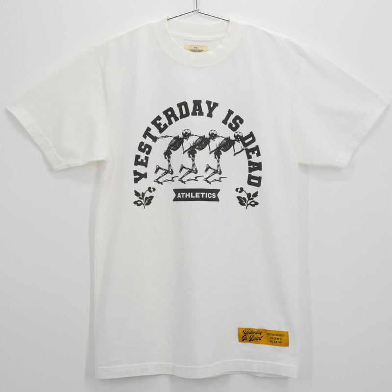 YESTERDAY IS DEAD - ATHLETICS TEE - WHITE