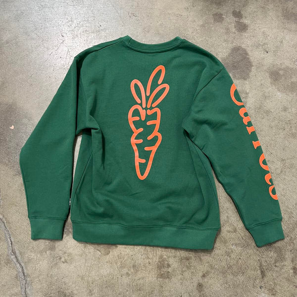 CARROTS - WORDMARK CREWNECK - FOREST