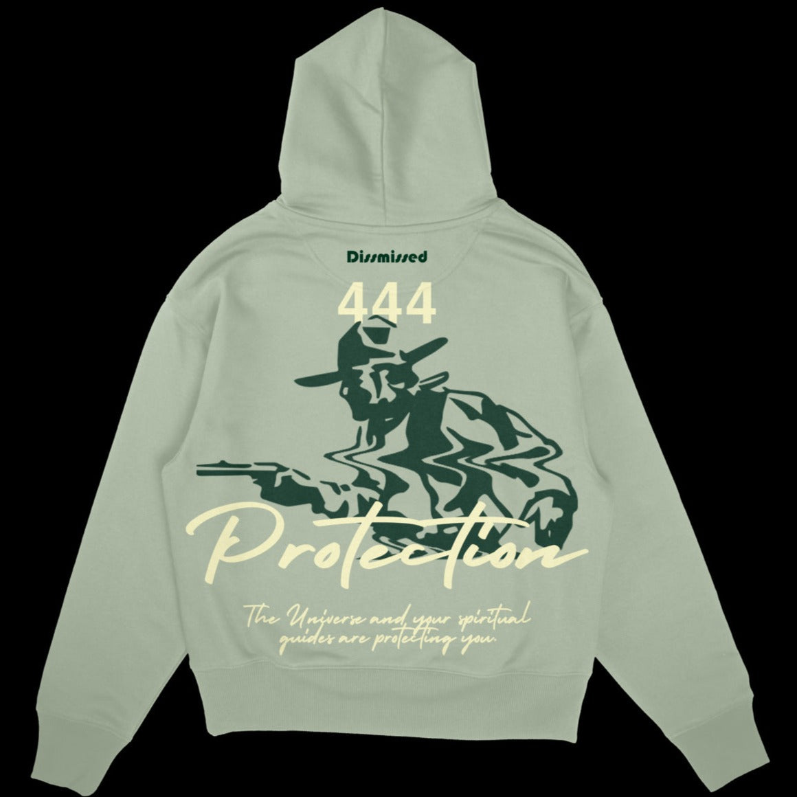 DISMISSED - Protection 444 Hoodie - OIL GREEN