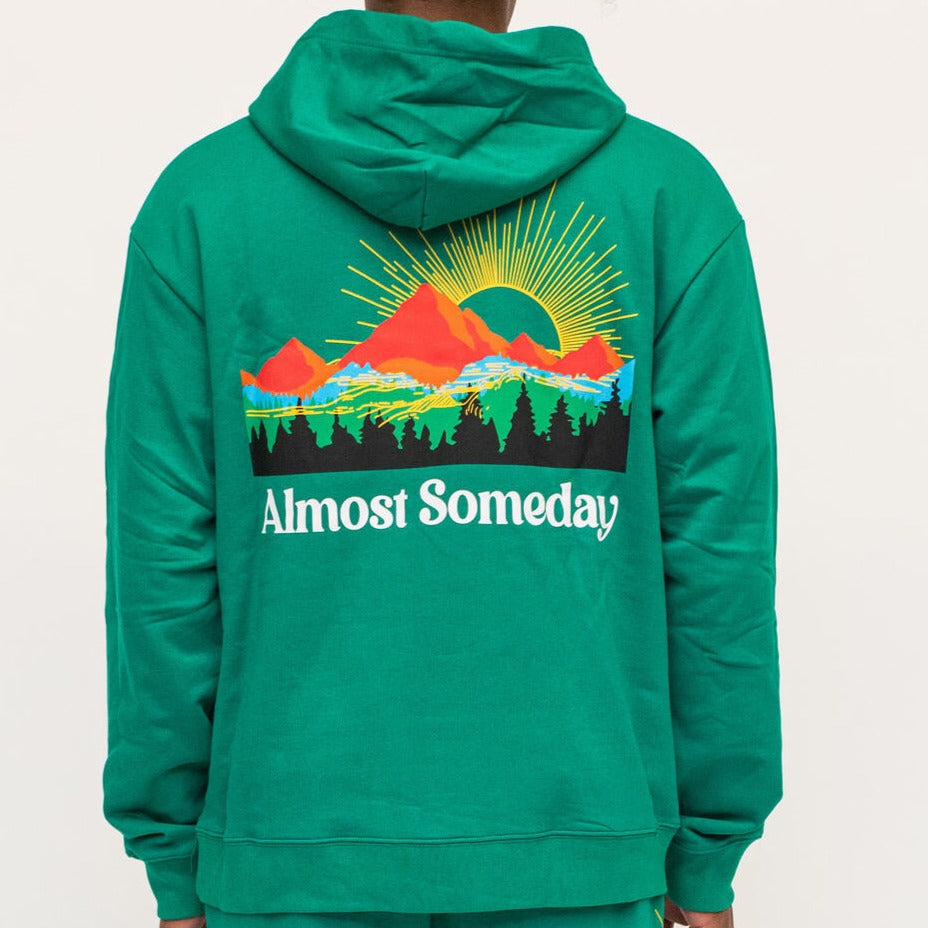 ALMOST SOMEDAY - Explorer Hoodie - Green