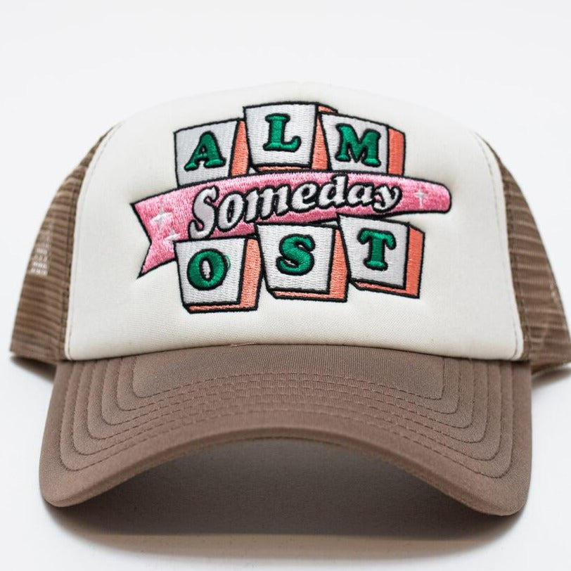 ALMOST SOMEDAY - Retro Trucker - BROWN