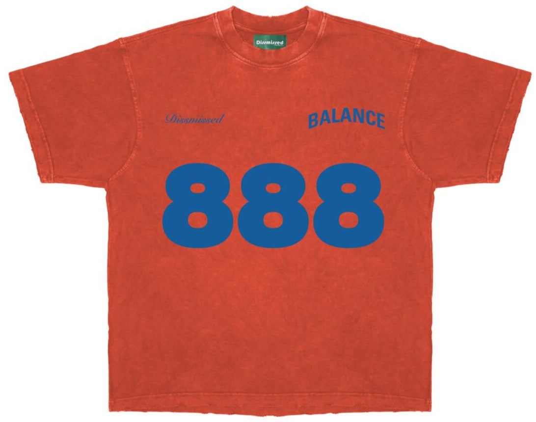 DISMISSED - Balance 888 Distressed Box Tee - ORANGE MINERALS