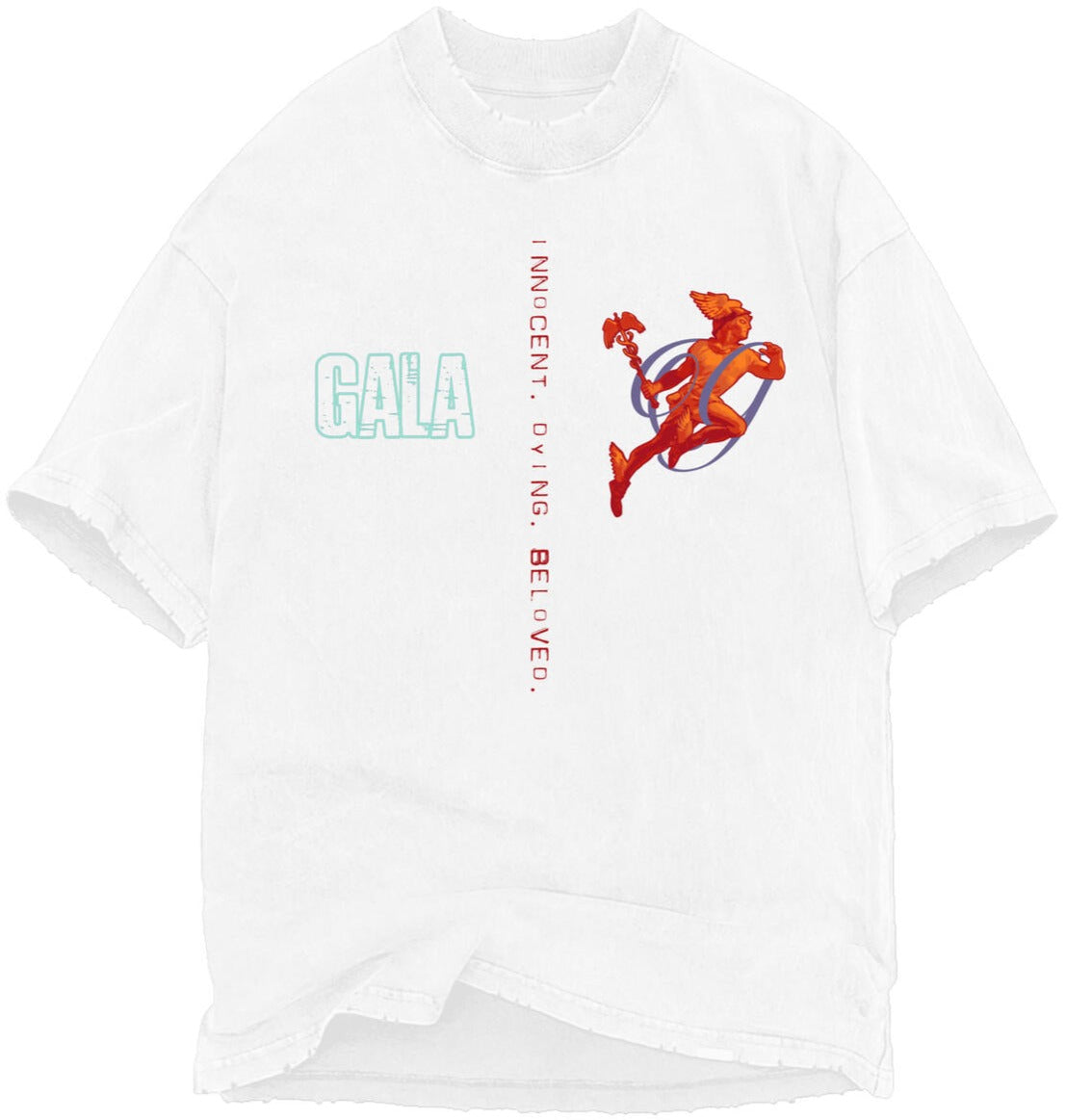 GALA -"HERMES" TEE - (WHITE)