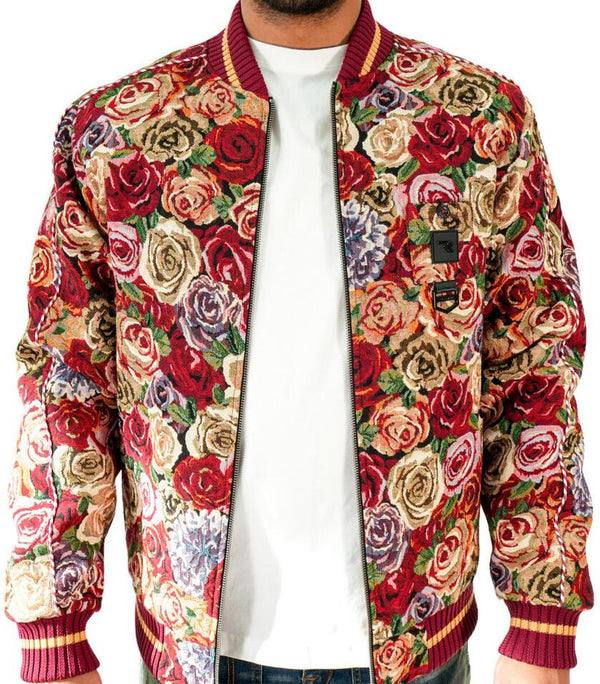 RARE ELEMENT - BROCADE JACKET - RED