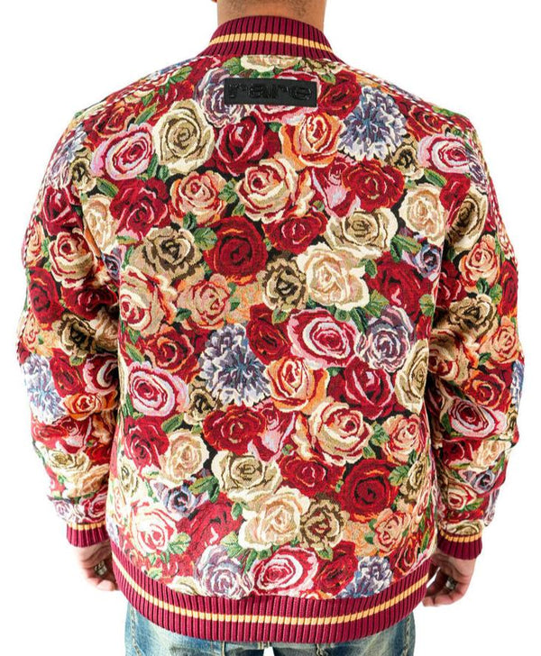 RARE ELEMENT - BROCADE JACKET - RED