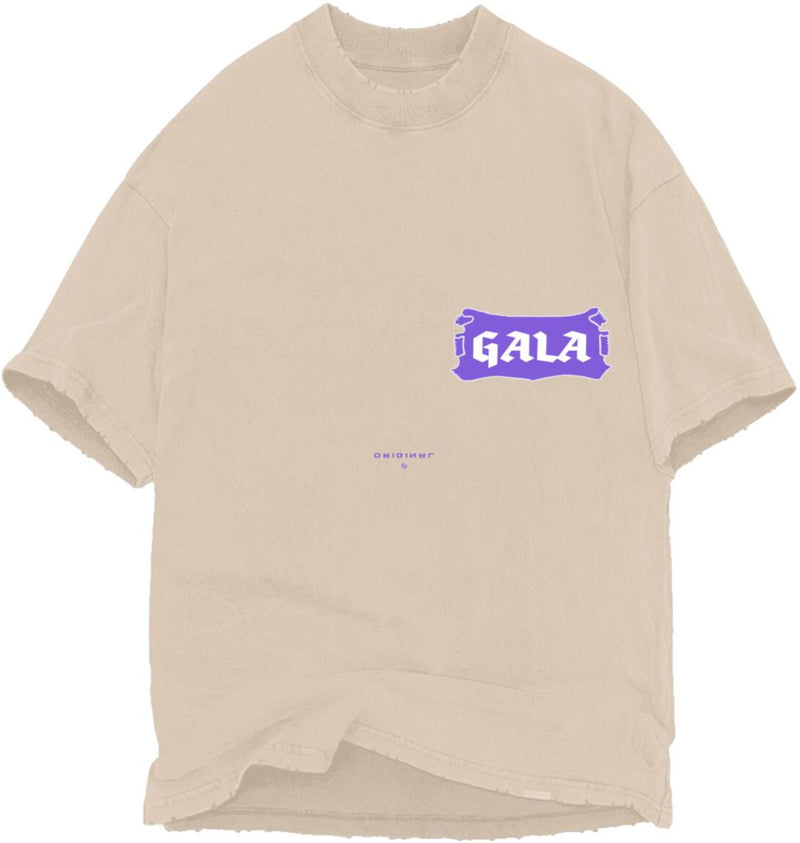 GALA - "RESULTS" TEE (VINTAGE SAND)