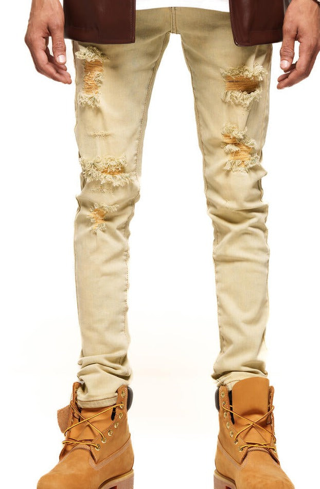 PHEELINGS - "POLISHED WEAKNESS" SKINNY DENIM - LIGHT BLUE/TUSCAN