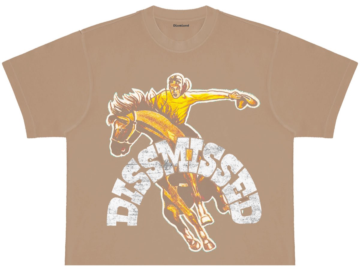 KRISPY ADDICTS - Rodeo Raw Crop Tee - BRUSH