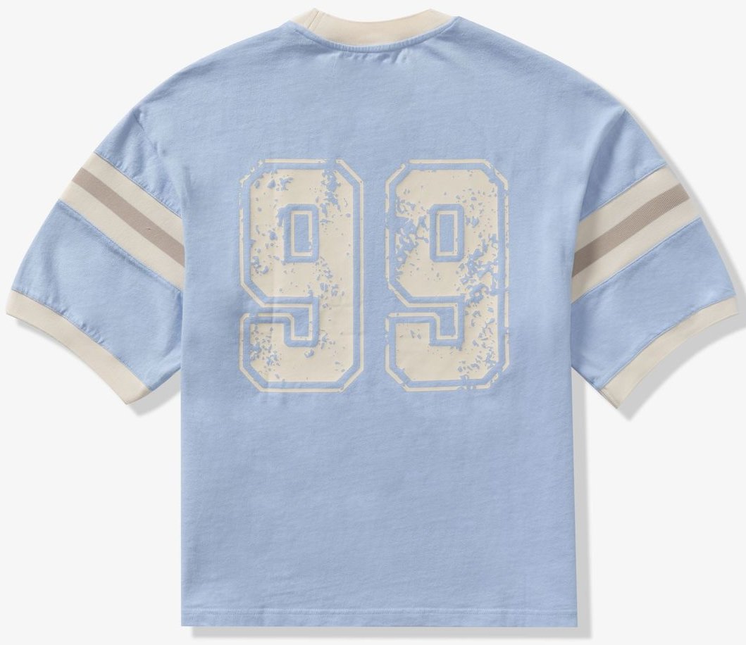 GALA - SUPERSTAR JERSEY TEE - JORDY BLUE/IVORY/TAN