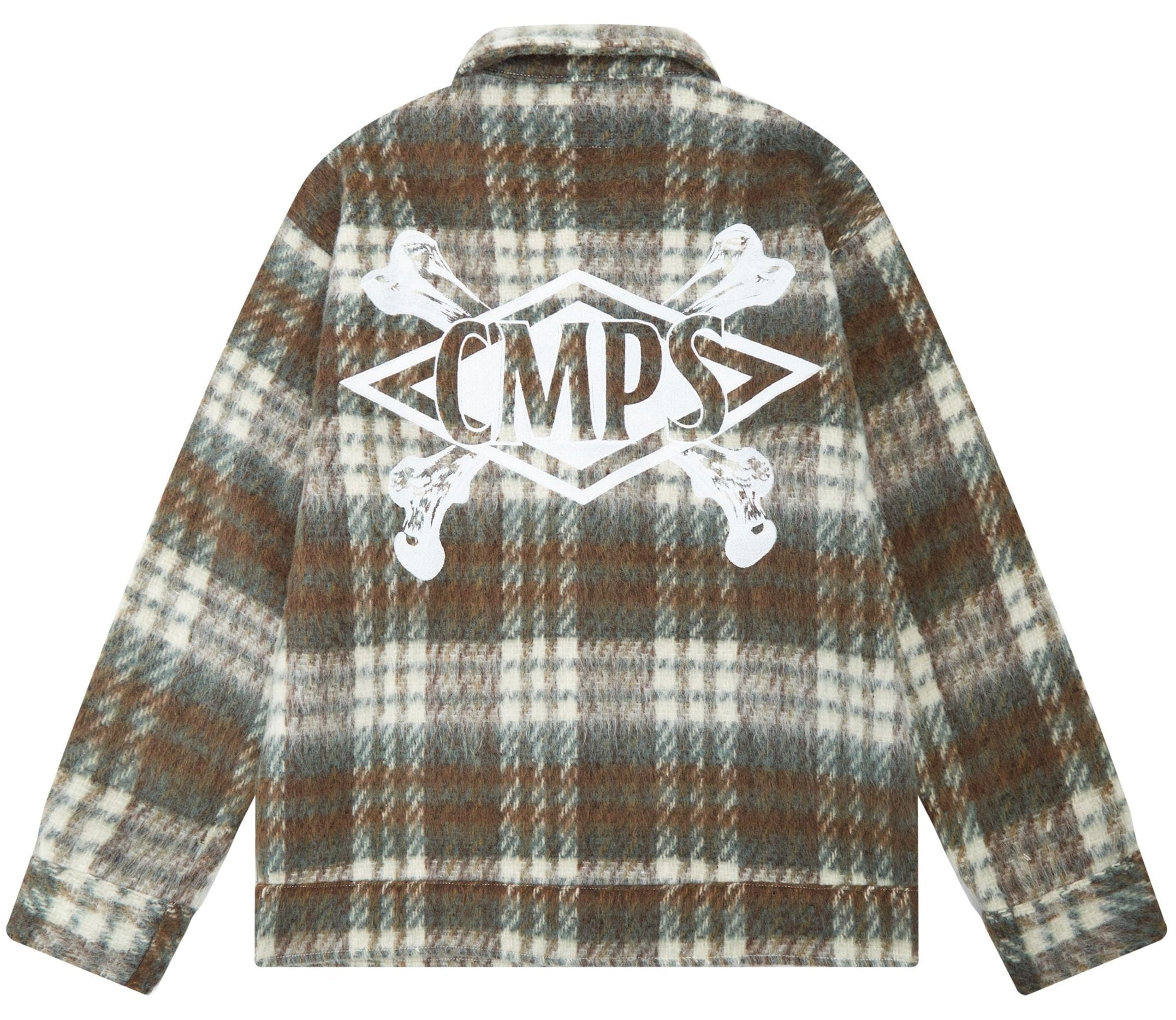 CAMPUS - CAMPUS MOHAIR FLANNEL - MULTI/BROWN