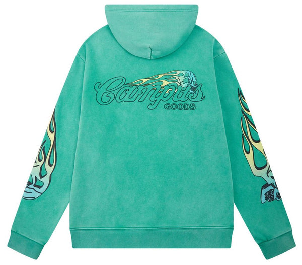 CAMPUS - ROADTRIP FLARE/HOODIE SET - SUNFADE WASH/ GREEN