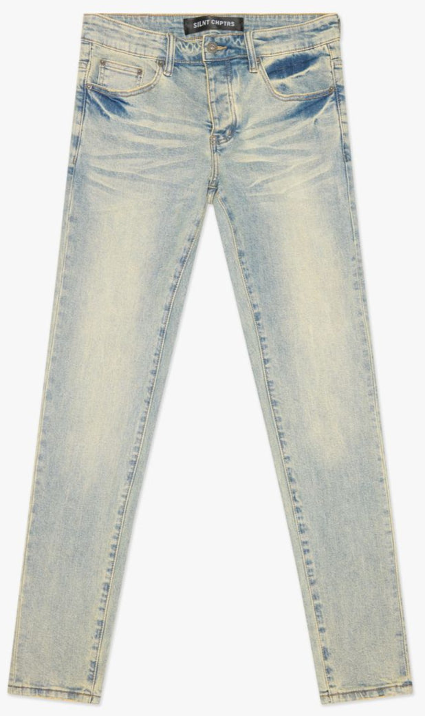 SILENT CHAPTER - CHPTRS SKINNY - LIGHT SAND WASH