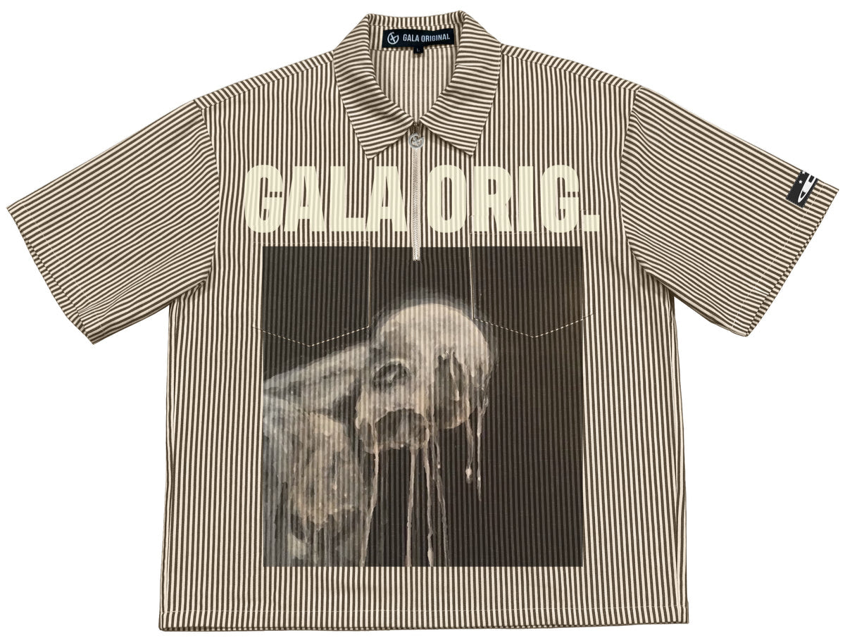 GALA - TRAGIC QUARTER-ZIP - HAZEL