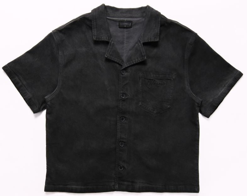 ELEMENTS OF ARTS - "Wondering" Work Shirt - WASHED GREY