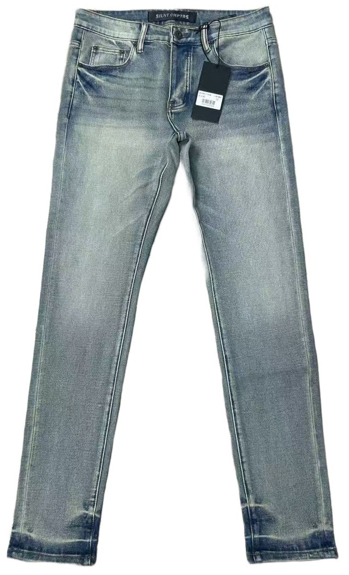 SILENT CHAPTER - "ZERO GRAVITY" - SKINNY LIGHT WASH