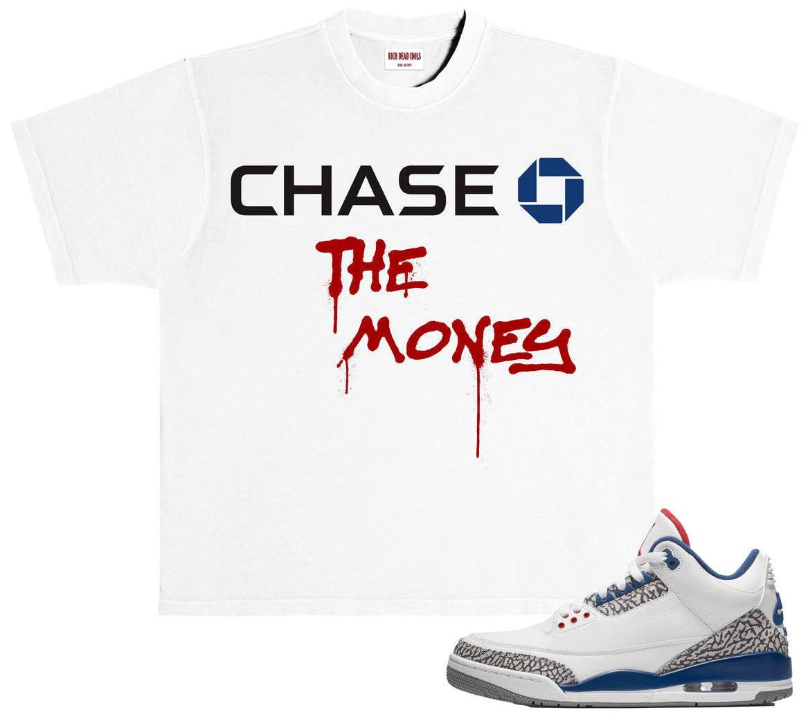 RICH DEAD IDOLS - "CHASE BANK" T-SHIRT - WHITE