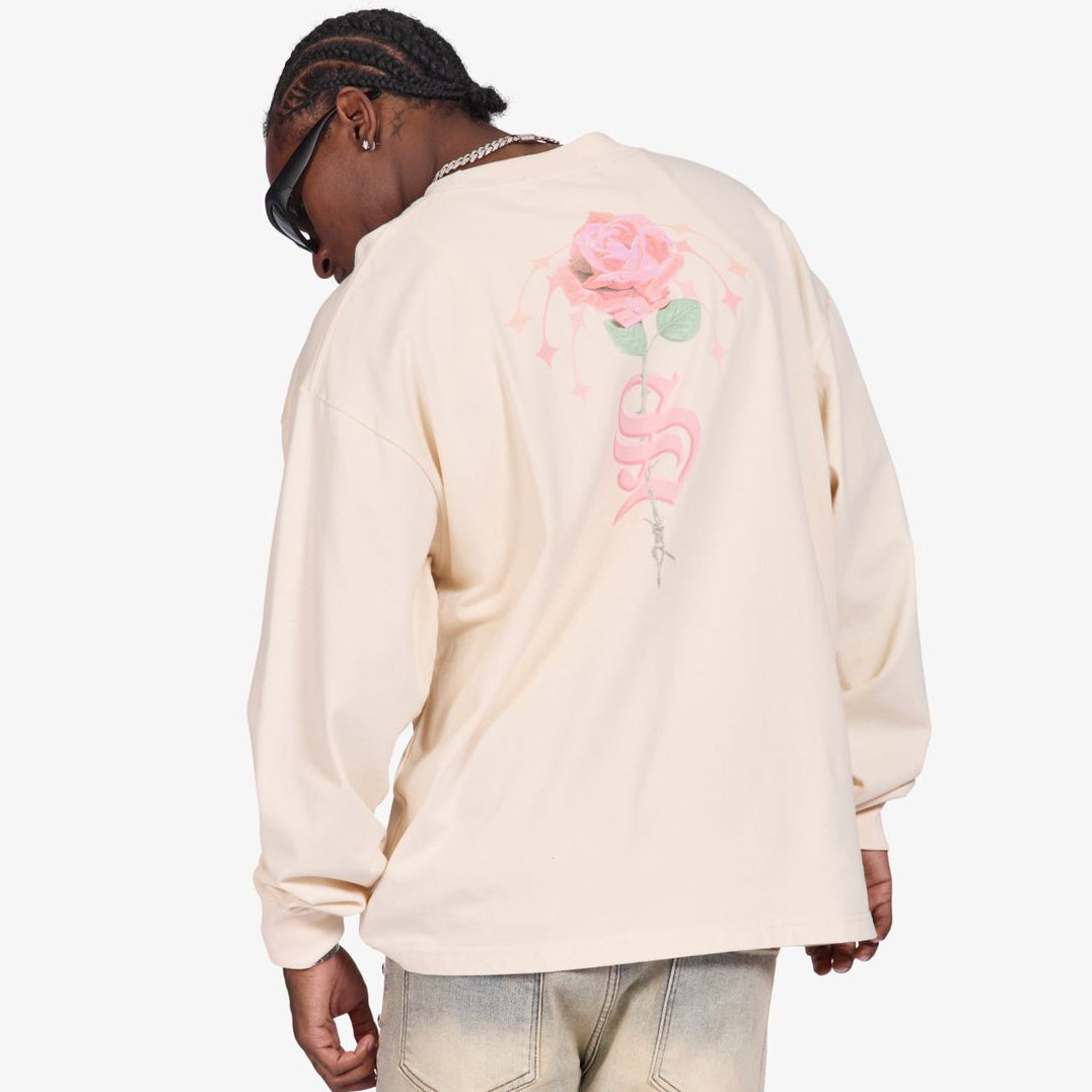 SUGARHILL - "REGALIA" L/S T-SHIRT - (CREAM)