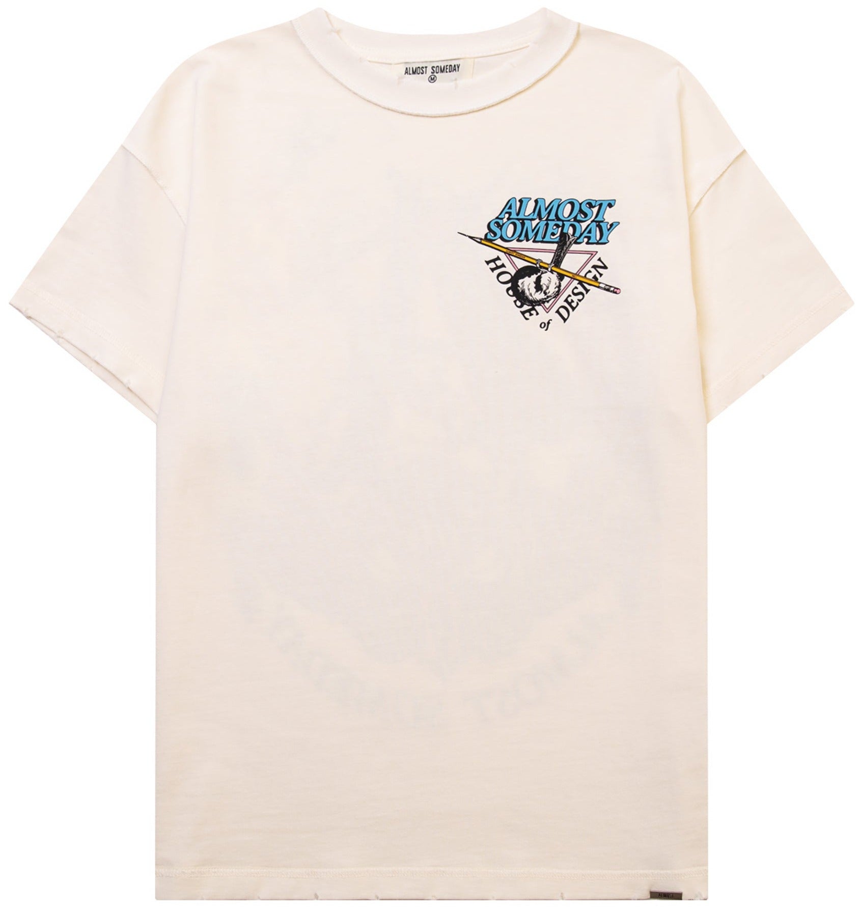 ALMOST SOMEDAY - HOUSE OF DESIGN TEE - CREAM